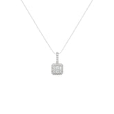 Diamond Necklace 0.81 ct. 14k White Gold