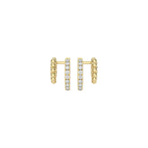 Diamond Earrings 0.38 ct. 14k Yellow Gold