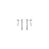 Diamond Earrings 0.40 ct. 14k White Gold