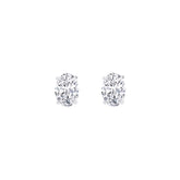Lab Diamond Oval Stud Earrings 2.08 ct