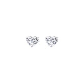 Lab Diamond Heart Shape Stud Earrings 1.16 ct