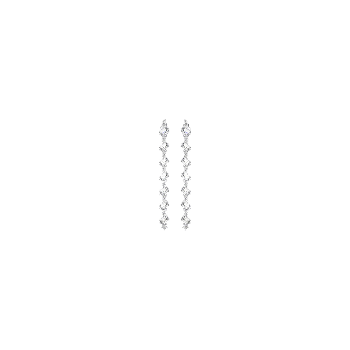 Diamond Earrings 1.01 ct. 14k White Gold