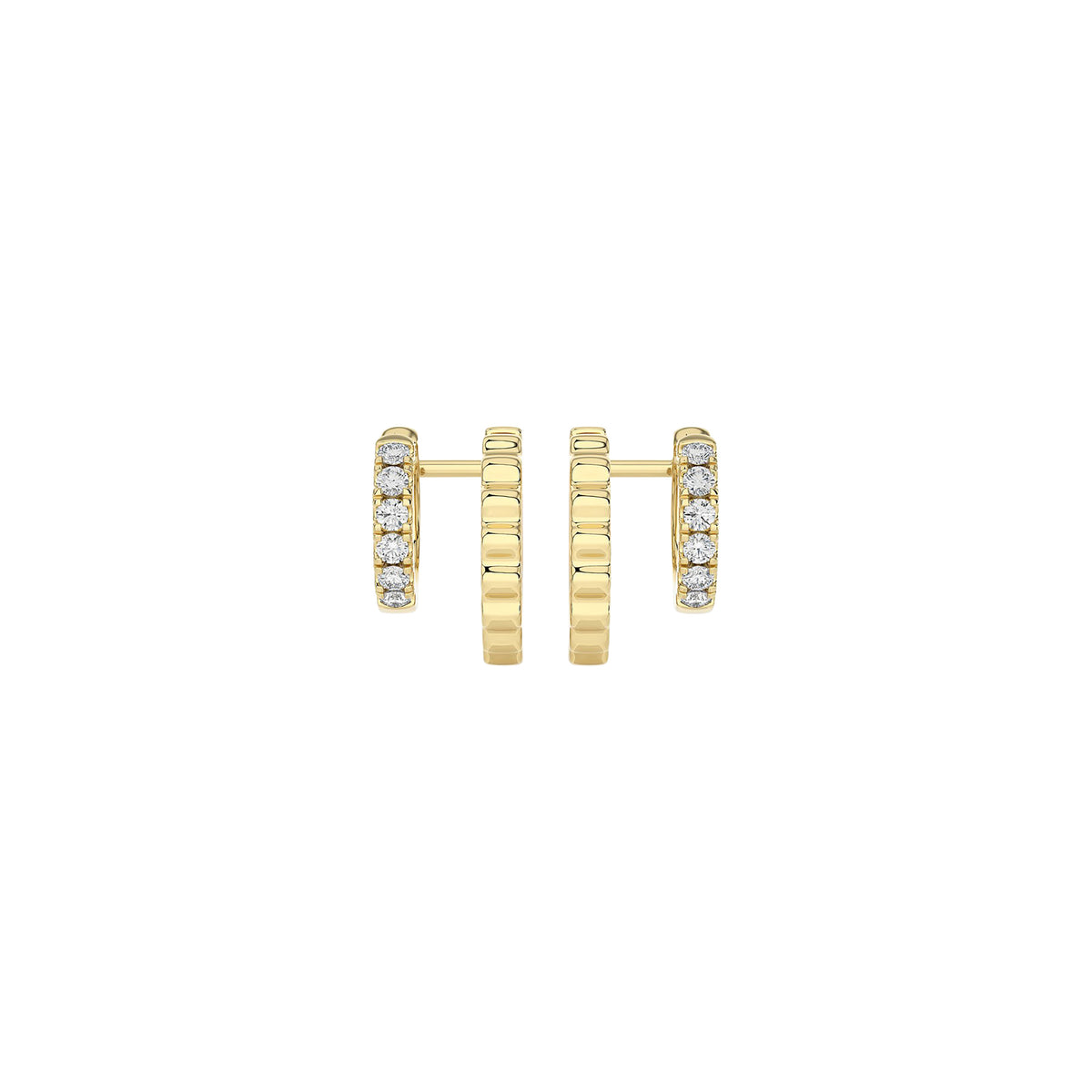 Diamond Earrings 0.26 ct. 14k Yellow Gold