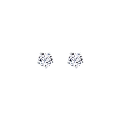Lab Diamond Round Solitaire Stud Earrings 1.62ct