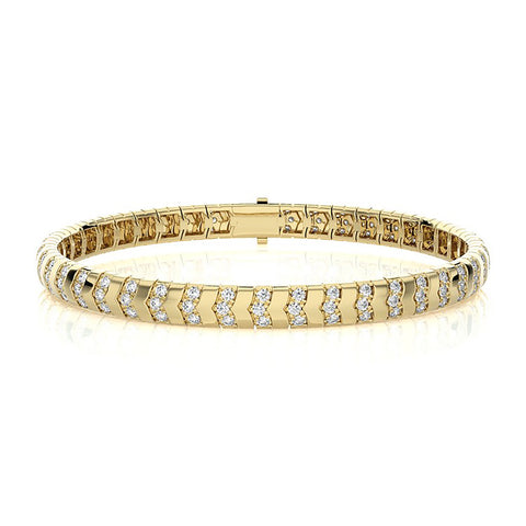 Diamond Bracelet 1.32 ct. 18k Yellow Gold