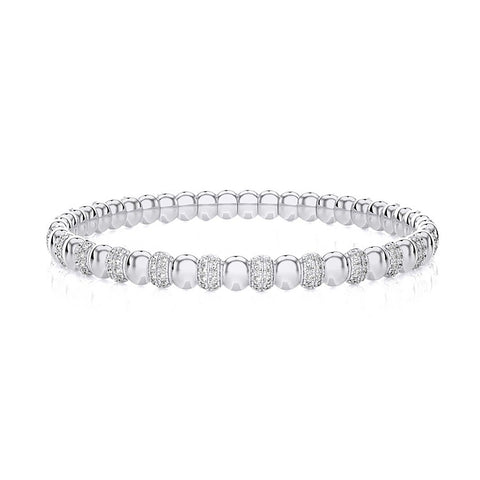 Diamond Bracelet 1.62 ct. 14k White Gold