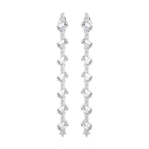 Diamond Earrings 1.01 ct. 14k White Gold