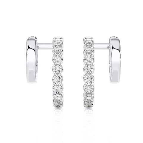 Diamond Earrings 0.40 ct. 14k White Gold